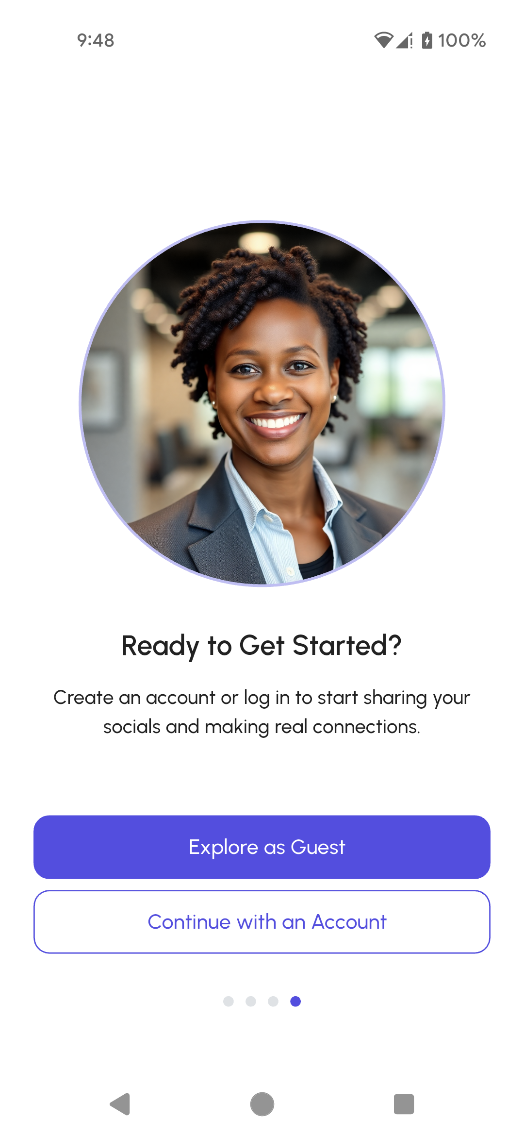 LinkUp app screen 7