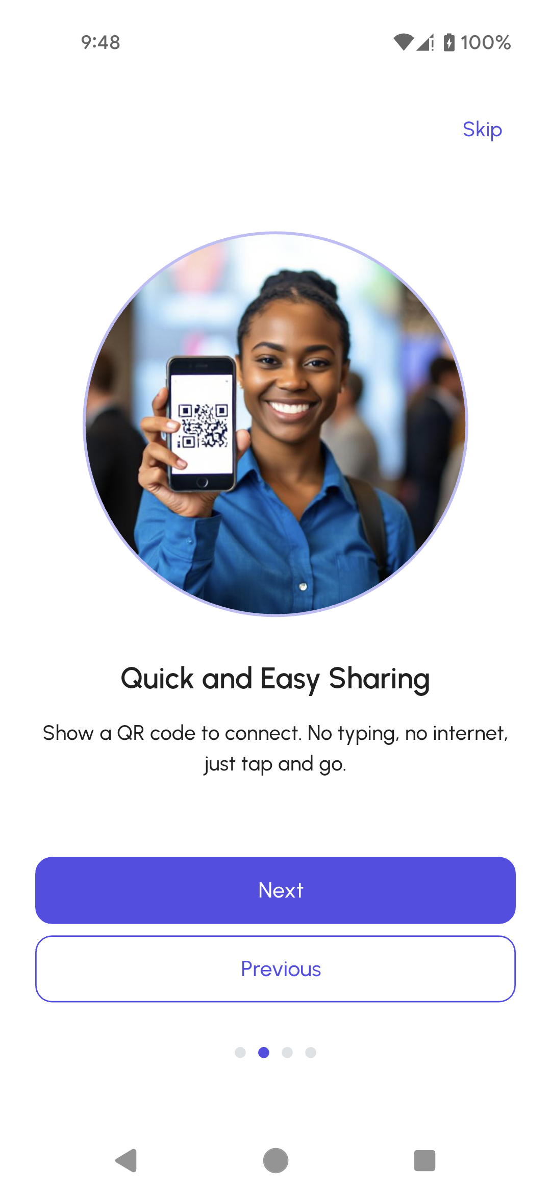 LinkUp app screen 8